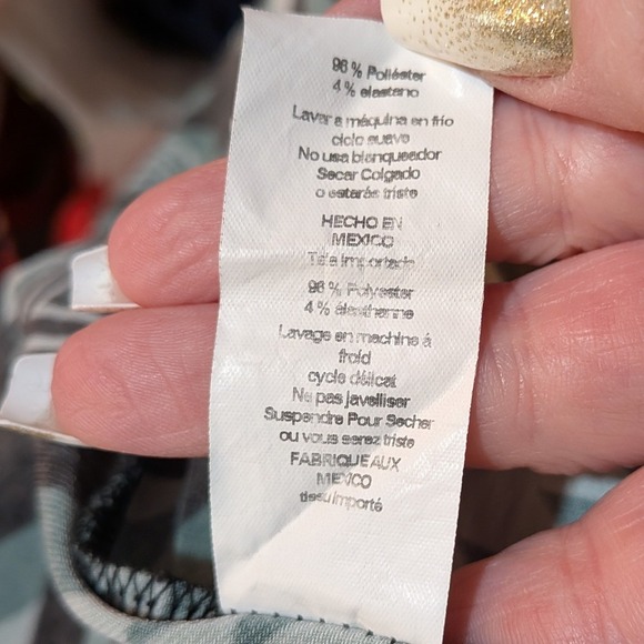 Whimsigoth Boho Western RetroGlam  Artsy Geometric Black Teal Green S Maxi Skirt - Picture 9 of 10